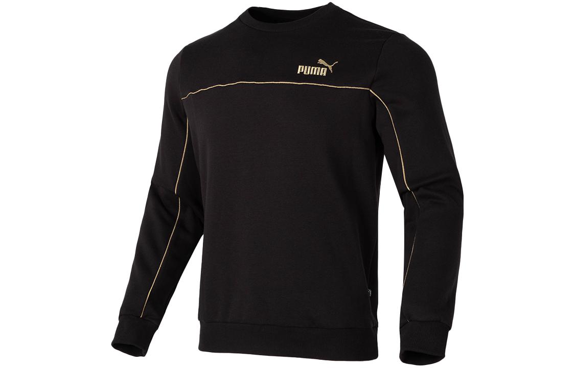 Puma Sportswear Fleece Hoodie with Logo Graphic Black 680140-01