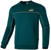 Puma Sportswear Logo Fleece Pullover Hoodie Green 680140-43 Puma Sportswear Logo Fleece Pullover Hoodie Green 680140-43