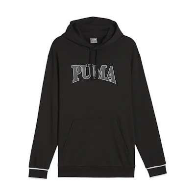 Puma SQUAD Black Loose-Fit Printed Hoodie Sweatshirt 678969-01