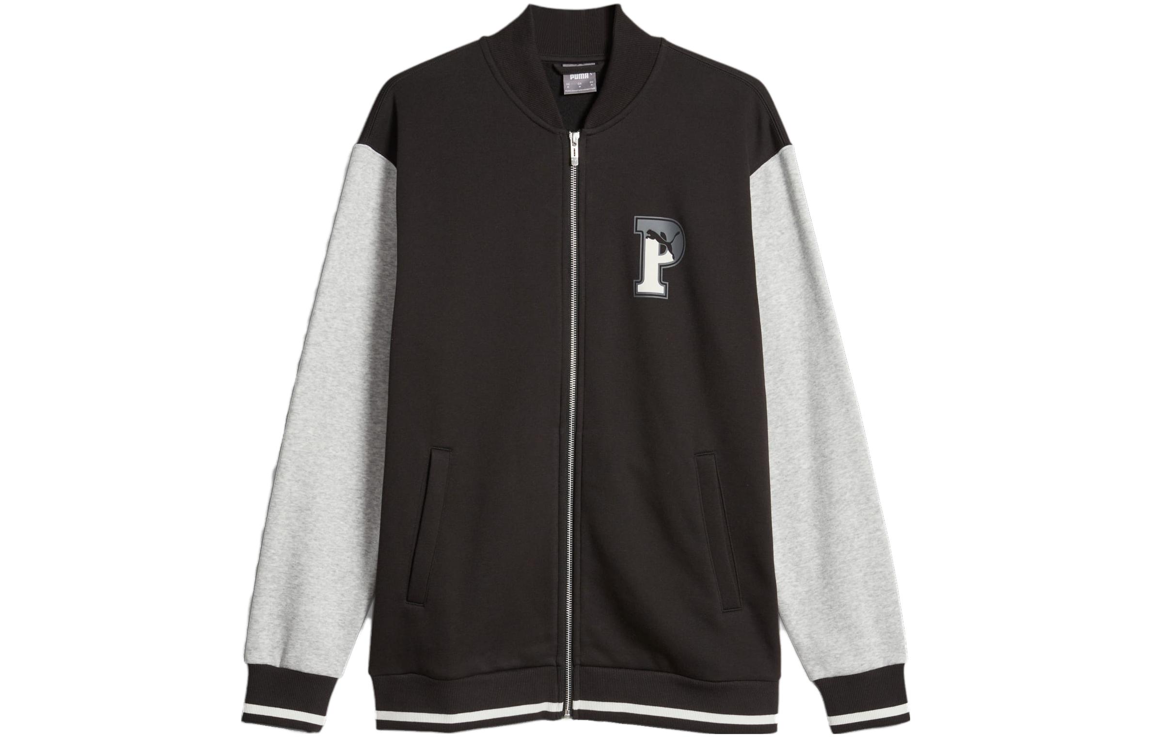 Puma Squad Colorblock Full-Zip Track Jacket Black 676018-01