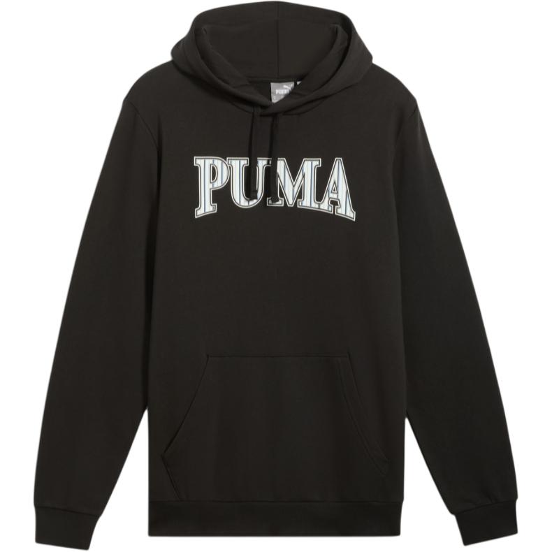 Puma SQUAD Hoodie Black - Soft Comfortable Letter Print Sweatshirt 682093-01
