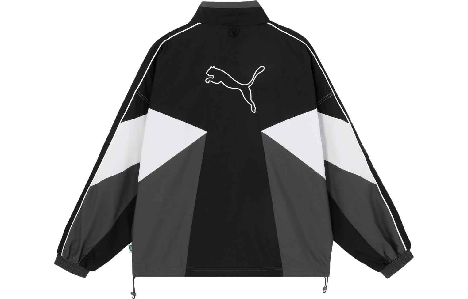 Lookbook Puma SS23 復古配色拉鍊運動外套 男女 黑色 622783-01