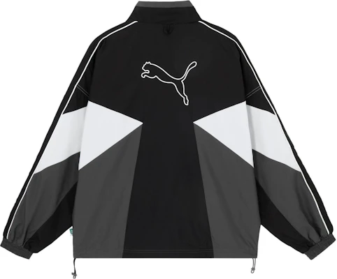 Puma SS23 復古配色拉鍊運動外套 男女 黑色 622783-01 Lookbook Puma SS23 復古配色拉鍊運動外套 男女 黑色 622783-01