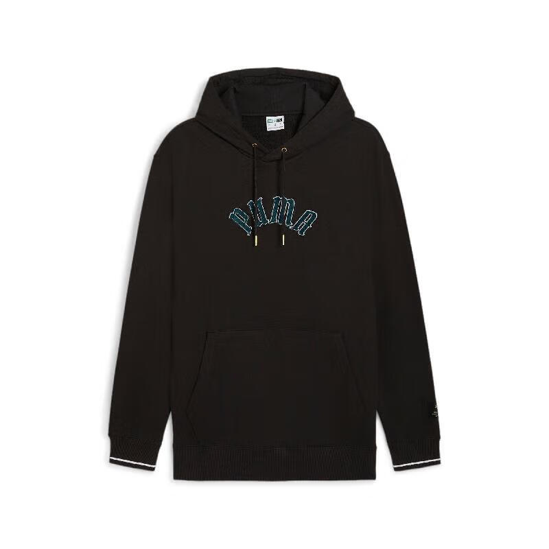 Puma SS24 Outdoor Bold Print Retro Long-Sleeve Sweatshirt Black 628975-01
