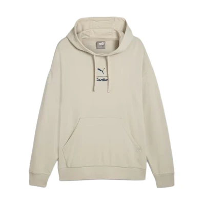 Puma SS24 Porsche Legacy 911 Beige Hoodie with Logo & Graphic Design for Men 626378-02