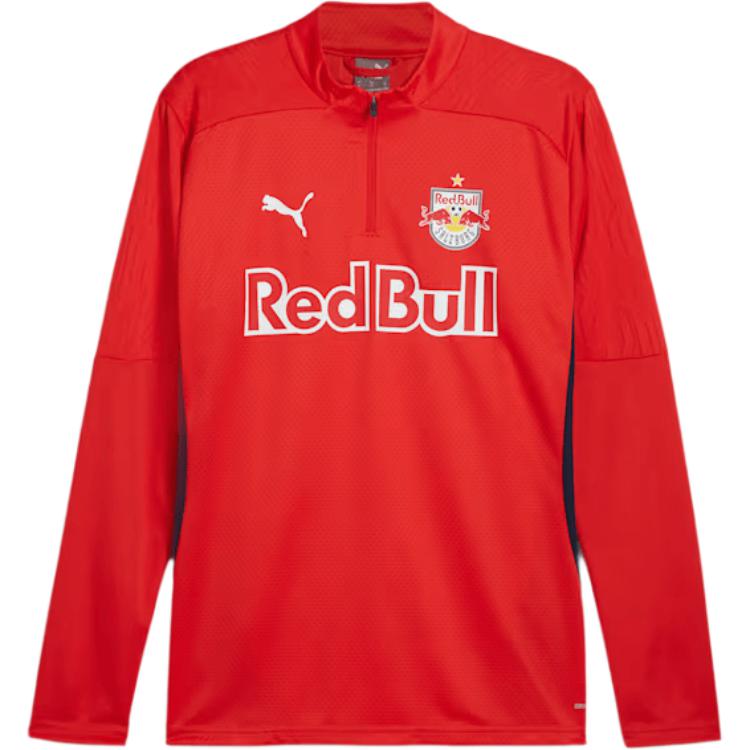 Puma SS24 RB Salzburg Logo Training Pullover Jacket Red/Blue 778382-13