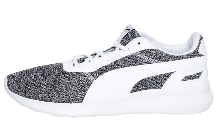 Puma St Activate Heather Low Top Running Shoes Black/White 369379-02