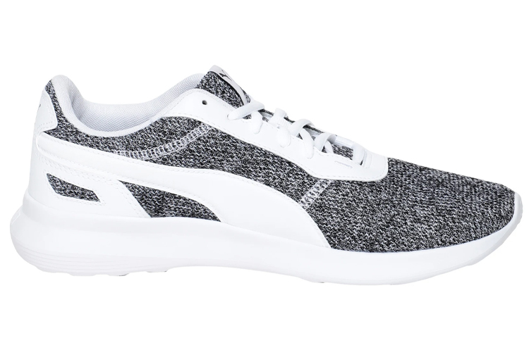 Order Puma St Activate Heather Lage Sneakers Hardlopen Zwart/Wit 369379-02