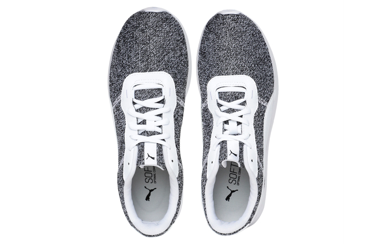 Lookbook Puma St Activate Heather Lage Sneakers Hardlopen Zwart/Wit 369379-02
