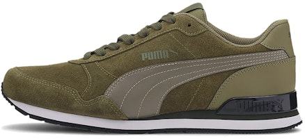 Puma St Runner Green Gray Black Low Tops 'Army Green Gray Black' 365279-16 Puma St Runner Green Gray Black Low Tops 'Army Green Gray Black' 365279-16