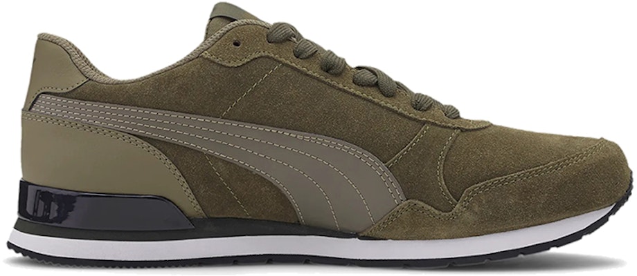 Puma St Runner Hijau Abu-Abu Hitam Low Cut 'Army Green Gray Black' 365279-16 Order Puma St Runner Hijau Abu-Abu Hitam Low Cut 'Army Green Gray Black' 365279-16