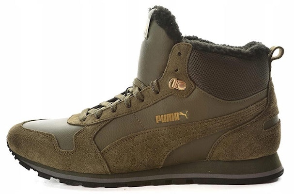 Puma St Runner Mid Fur 'Retro Versatile Mid-Top Green Boot' 365102-02 Buy Puma St Runner Mid Fur 'Retro Versatile Mid-Top Green Boot' 365102-02