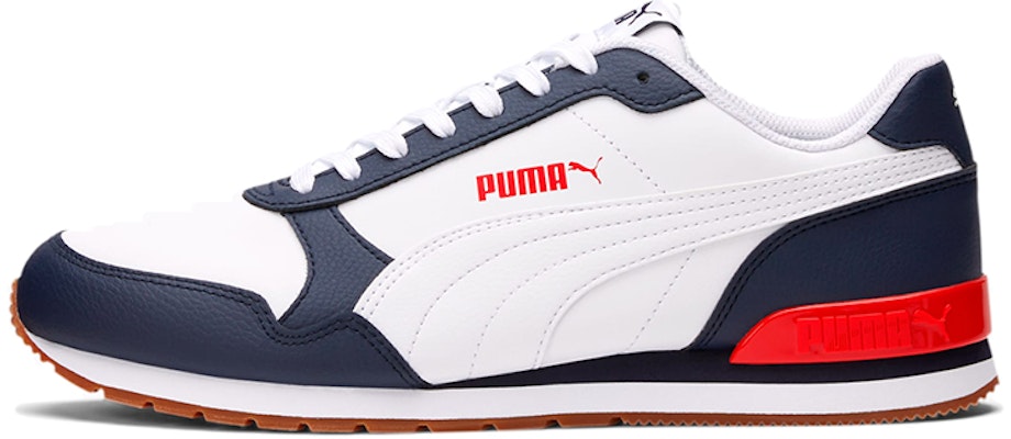 푸마 ST 러너 V2 블루/레드 '화이트' (Puma ST Runner V2 Blue/Red 'White') 365277-17 Buy 푸마 ST 러너 V2 블루/레드 '화이트' (Puma ST Runner V2 Blue/Red 'White') 365277-17