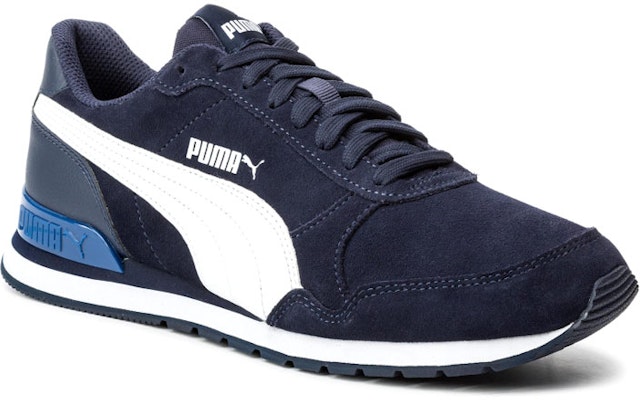 푸마 ST 러너 v2 스웨이드 블루/화이트 (Puma ST Runner v2 Suede Blue/White) 365279-10 Lookbook 푸마 ST 러너 v2 스웨이드 블루/화이트 (Puma ST Runner v2 Suede Blue/White) 365279-10