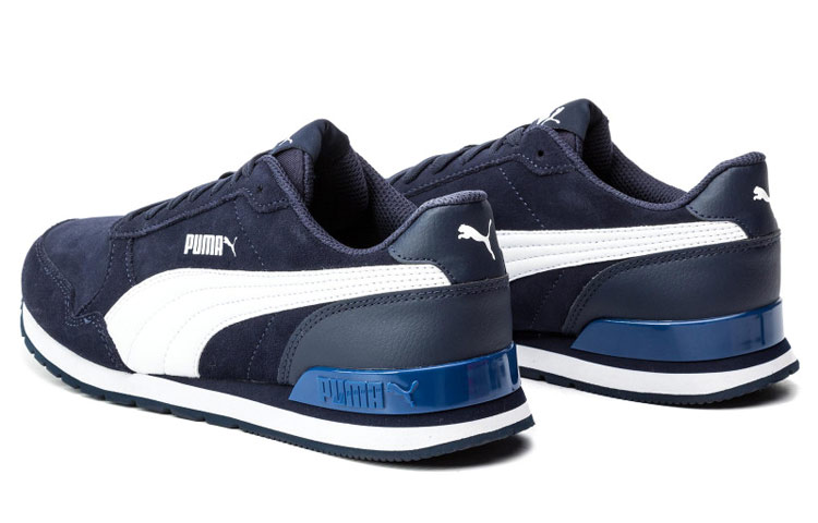 Shop 푸마 ST 러너 v2 스웨이드 블루/화이트 (Puma ST Runner v2 Suede Blue/White) 365279-10