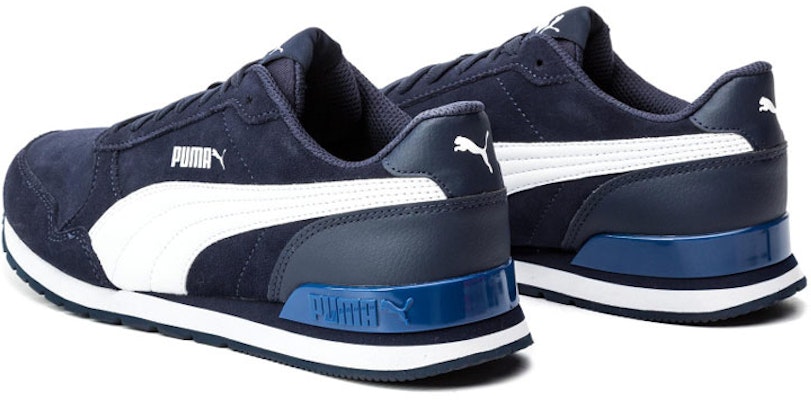 푸마 ST 러너 v2 스웨이드 블루/화이트 (Puma ST Runner v2 Suede Blue/White) 365279-10 Shop 푸마 ST 러너 v2 스웨이드 블루/화이트 (Puma ST Runner v2 Suede Blue/White) 365279-10