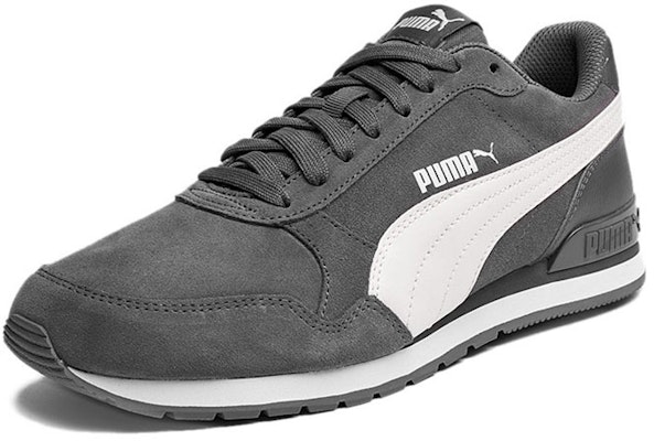푸마 ST 러너 v2 스웨이드 그레이/화이트 (Puma ST Runner v2 Suede Grey/White) 365279-11 Lookbook 푸마 ST 러너 v2 스웨이드 그레이/화이트 (Puma ST Runner v2 Suede Grey/White) 365279-11