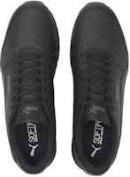 Puma ST Runner v3 Kulit 'Triple Black' Hitam Polos 384855-11 Lookbook Puma ST Runner v3 Kulit 'Triple Black' Hitam Polos 384855-11