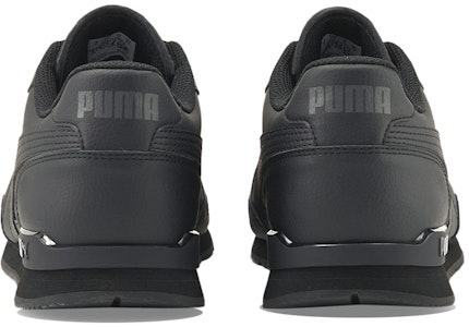 プーマ STランナーv3 レザー "トリプルブラック" 384855-11 Shop プーマ STランナーv3 レザー "トリプルブラック" 384855-11
