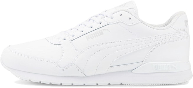 プーマ STランナーv3 レザー 白/灰/紫 384855-10 Buy プーマ STランナーv3 レザー 白/灰/紫 384855-10