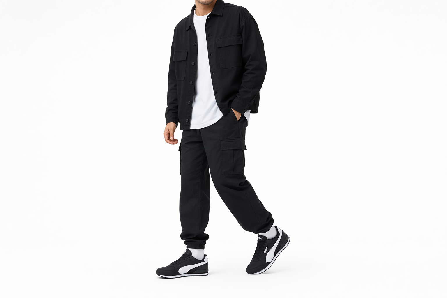 Order Puma ST Runner v3 NL 'Black White' 384857-01