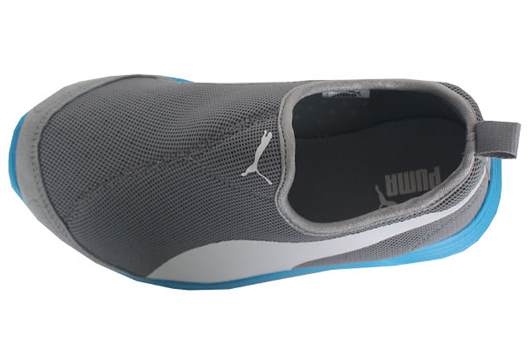 Shop Puma St Trainer Evo Sepatu Lari Abu/Biru 360482-03