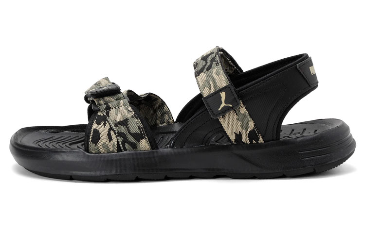 Puma Stance IDP Sandals 'Black Olive' 339914-03