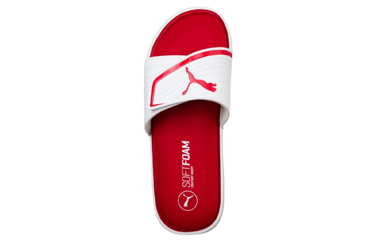 Shop Puma Starcat Sfoam Sandales Blanc/Rouge 362463-01