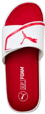 Puma Starcat Sfoam Sandales Blanc/Rouge 362463-01 Shop Puma Starcat Sfoam Sandales Blanc/Rouge 362463-01
