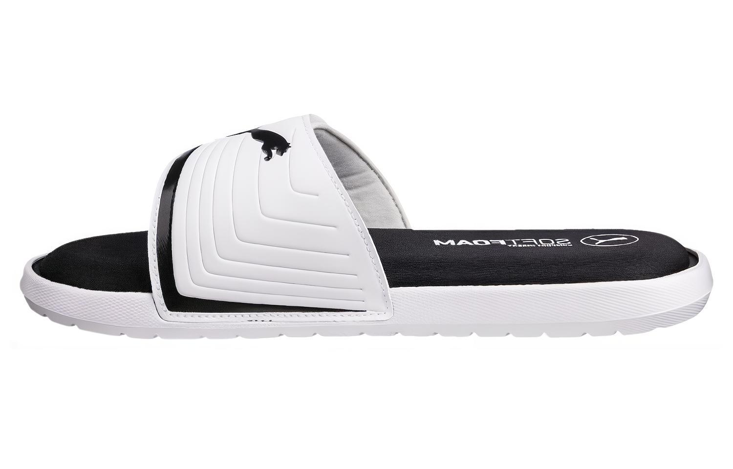 Puma Starcat Sfoam Slippers White/Black 362463-04