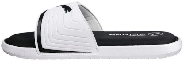 Puma Starcat Sfoam Slippers White/Black 362463-04 Puma Starcat Sfoam Slippers White/Black 362463-04