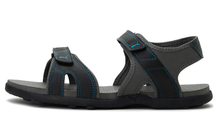 Puma Starry DP 'Simplified Casual Peep-Toe Sandal Grey Black' 189379-01