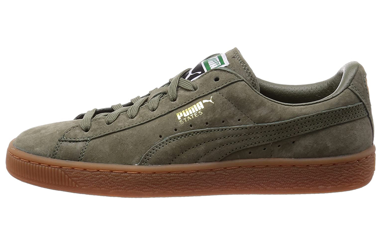 Puma States Lightweight Breathable Low Top Casual Skate Shoes Dark Grey 358390-02
