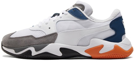 Puma Unisex Storm Origin Sneakers White/Grey/Blue 369770-10 Puma Unisex Storm Origin Sneakers White/Grey/Blue 369770-10
