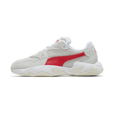 Puma STORM STREET Trainers 'White Red'