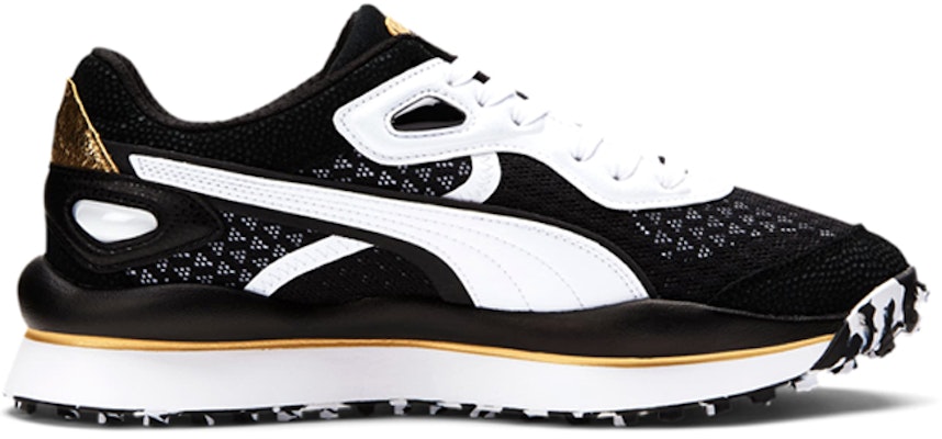 Puma Street Rider Moirer 'Black White Gold' 309670-01 Order Puma Street Rider Moirer 'Black White Gold' 309670-01
