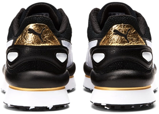 Puma Street Rider Moirer 'Black White Gold' 309670-01 Shop Puma Street Rider Moirer 'Black White Gold' 309670-01