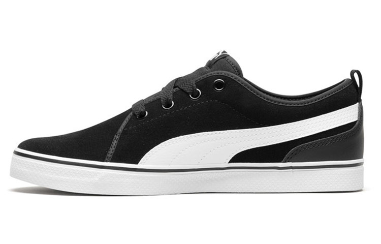 Puma Street Vulc Board Shoes Black/White 361523-10