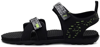 Puma Street Walk IDP 'Black Green Velcro' 375476-01 Puma Street Walk IDP 'Black Green Velcro' 375476-01