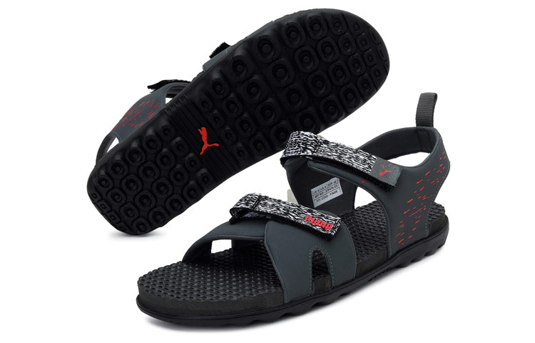 Shop Puma Street Walk IDP 'Magic Tape Casual Sandal Grey' 375476-03