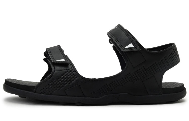 Puma Street Walk Idp 'Magic Tape Open-Toe Black Sandal' 380358-01
