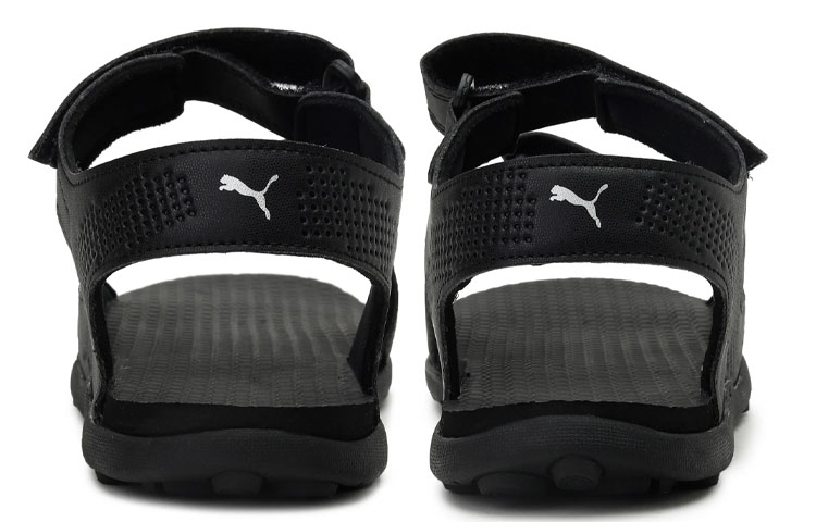 Shop Puma Street Walk Idp 'Magic Tape Open-Toe Black Sandal' 380358-01
