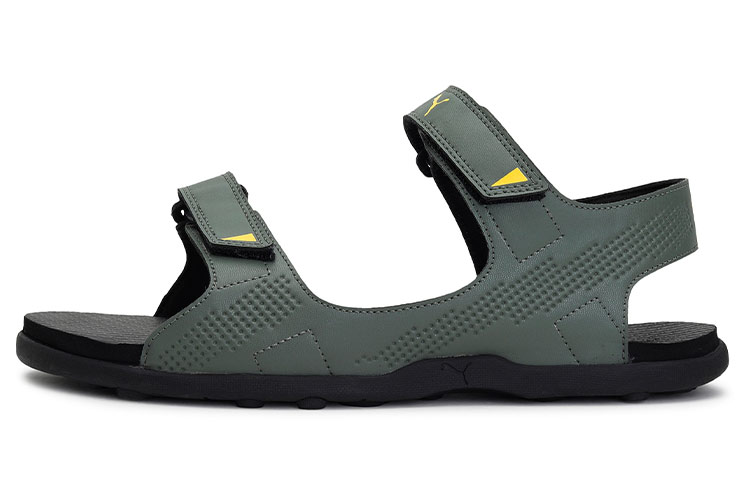 Puma Street Walk IDP Sandals 'Green Black Yellow' 380358-04
