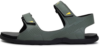 Puma Street Walk IDP Sandals 'Green Black Yellow' 380358-04 Puma Street Walk IDP Sandals 'Green Black Yellow' 380358-04
