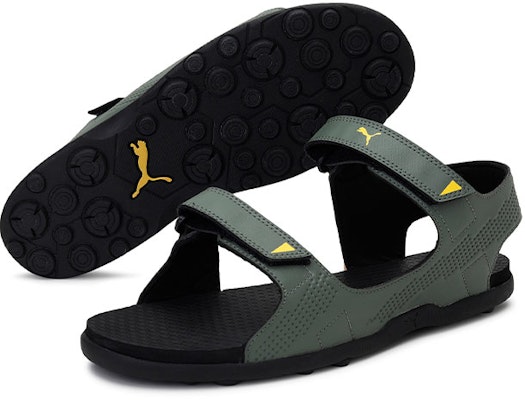 Puma Street Walk IDP Sandal 'Hijau Hitam Kuning' 380358-04 Lookbook Puma Street Walk IDP Sandal 'Hijau Hitam Kuning' 380358-04