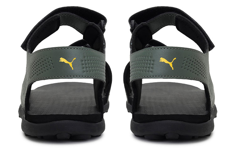 Purchase Puma Street Walk IDP Sandals 'Green Black Yellow' 380358-04