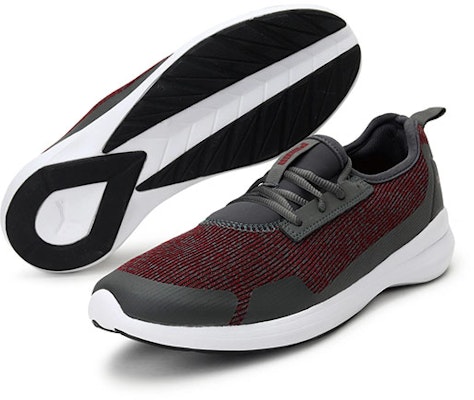 彪馬 Stride Evo Idp 灰紅白 低幫跑步鞋 Lookbook 彪馬 Stride Evo Idp 灰紅白 低幫跑步鞋
