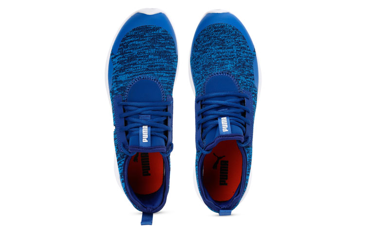 Lookbook Puma Stride Evo IDP ''Leichte Atmungsaktive Low-Top Laufschuhe Blau Weiß'' 368179-06
