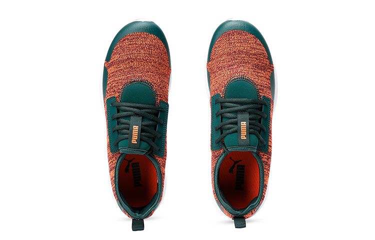 Shop Puma Stride Evo IDP Grün/Gelb/''Orange'' Sneakers 371310-01