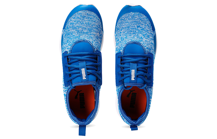 Lookbook Chaussures Puma Stride Evo IDP Blanc/Bleu 371310-03